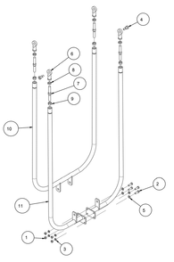 Section 08 Diagram and Parts List for MK-5005T 160636 MK Diamond Concrete Saw